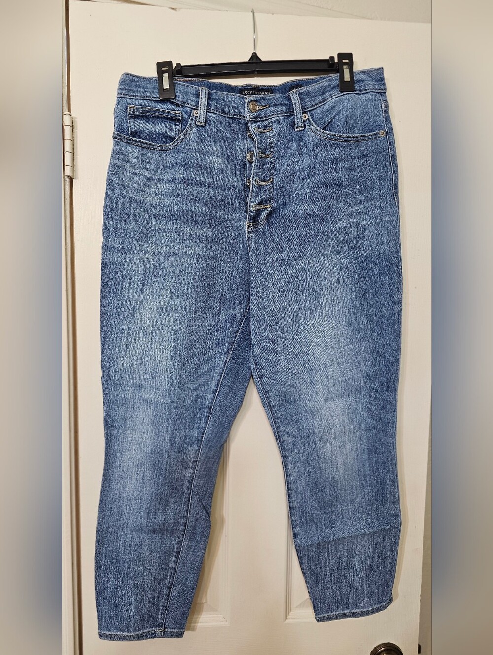 Lucky Brand Button-Fly Medium Wash Jeans